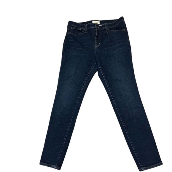 Madewell Denim - Madewell Women's Mid-Rise Skinny Jeans Blue Size 31 Dark Wash